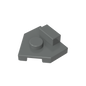 GDS-M228 - Plate Special 2 x 2 Wedge, Center Stud, 1 x 1/2 Raised Tab
