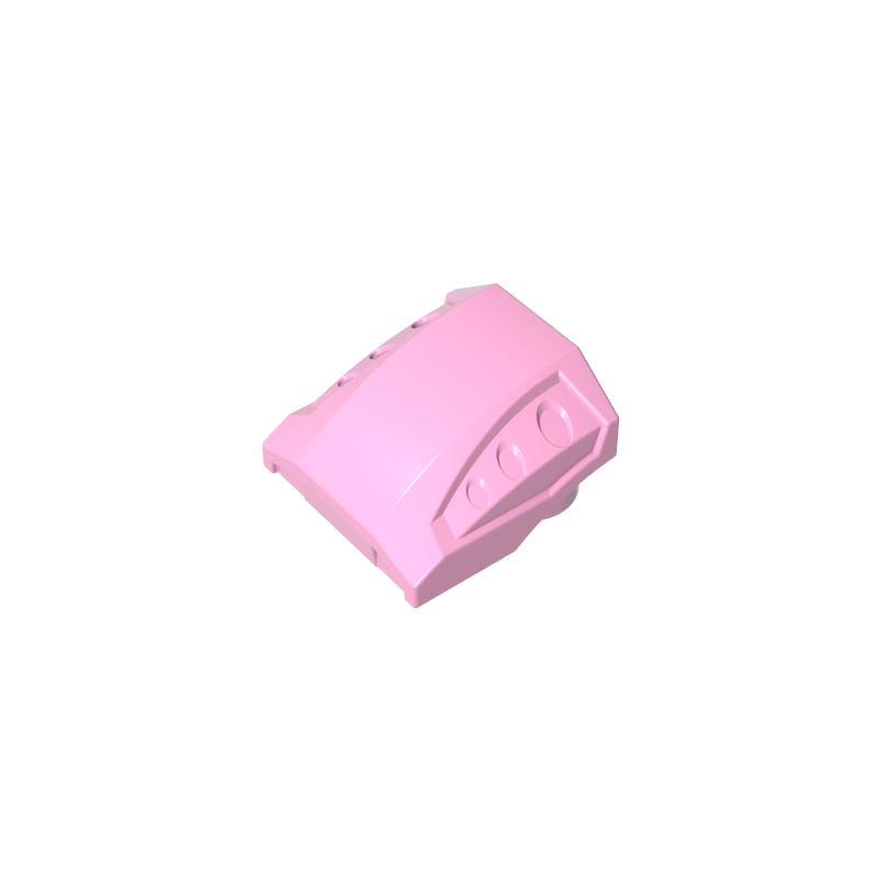 GDS-M231 - Slope Curved 2 x 2 No Studs - 3 Recessed Side Ports