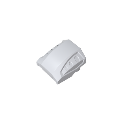 GDS-M231 - Slope Curved 2 x 2 No Studs - 3 Recessed Side Ports
