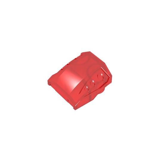 GDS-M231 - Slope Curved 2 x 2 No Studs - 3 Recessed Side Ports