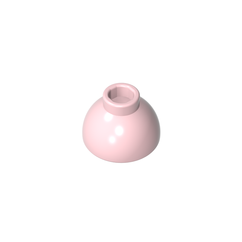 GDS-M253 - Brick Round 1.5 x 1.5 Dome Top [Plain]