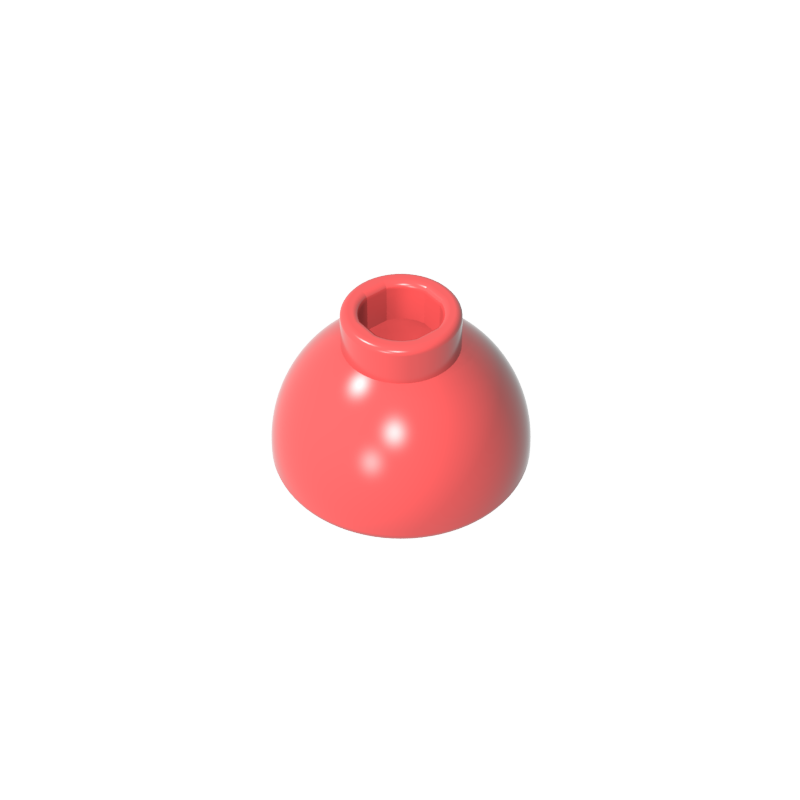 GDS-M253 - Brick Round 1.5 x 1.5 Dome Top [Plain]
