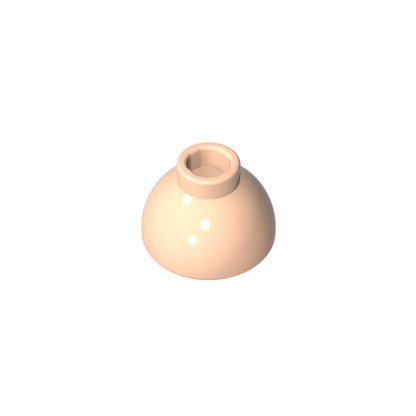GDS-M253 - Brick Round 1.5 x 1.5 Dome Top [Plain]