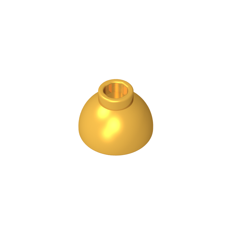 GDS-M253 - Brick Round 1.5 x 1.5 Dome Top [Plain]