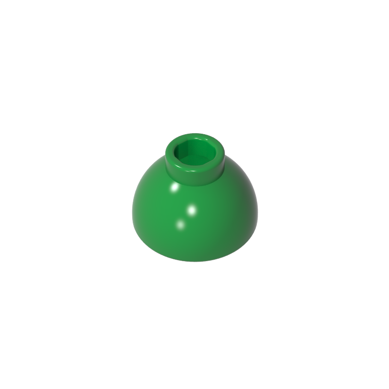 GDS-M253 - Brick Round 1.5 x 1.5 Dome Top [Plain]