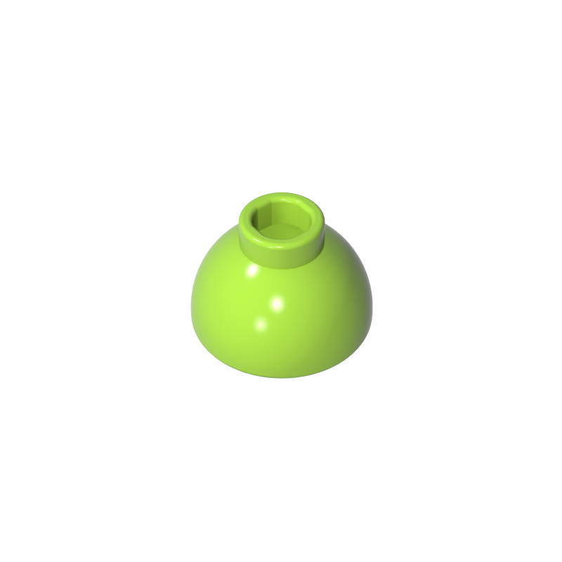 GDS-M253 - Brick Round 1.5 x 1.5 Dome Top [Plain]