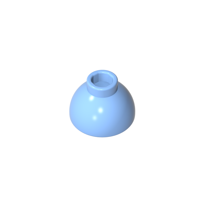 GDS-M253 - Brick Round 1.5 x 1.5 Dome Top [Plain]