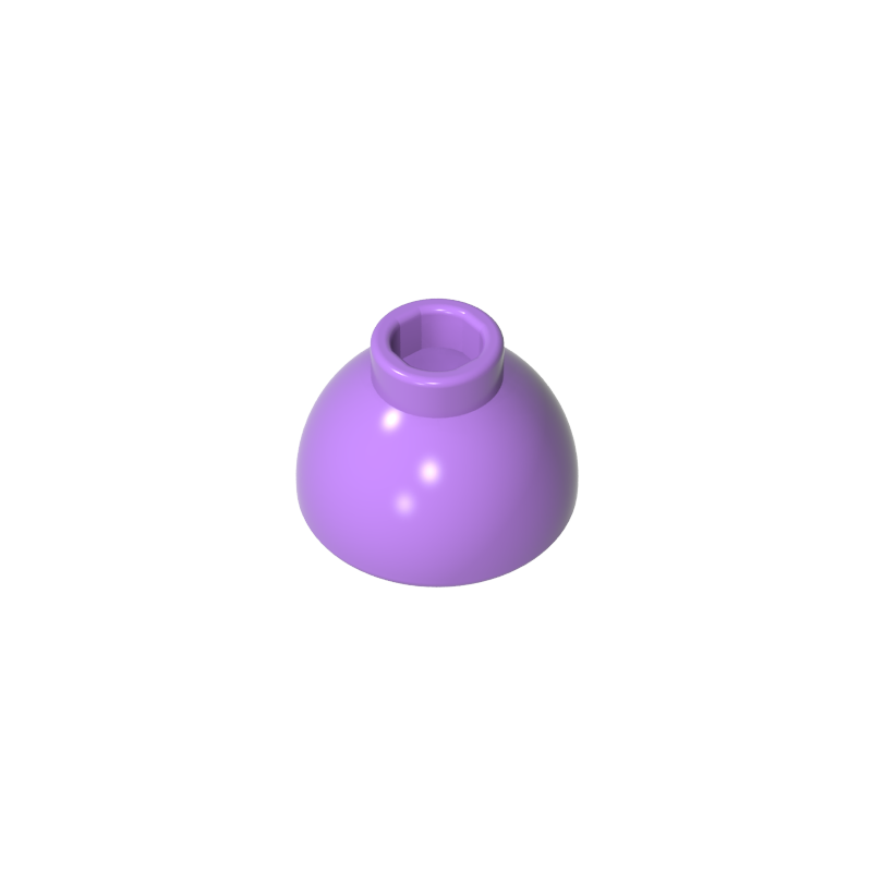 GDS-M253 - Brick Round 1.5 x 1.5 Dome Top [Plain]