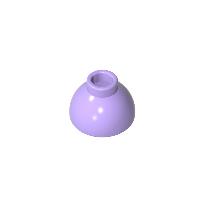 GDS-M253 - Brick Round 1.5 x 1.5 Dome Top [Plain]