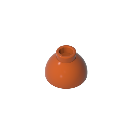 GDS-M253 - Brick Round 1.5 x 1.5 Dome Top [Plain]
