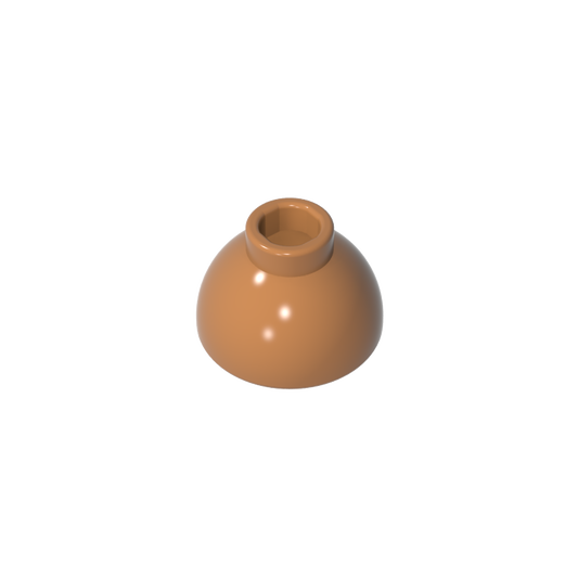 GDS-M253 - Brick Round 1.5 x 1.5 Dome Top [Plain]