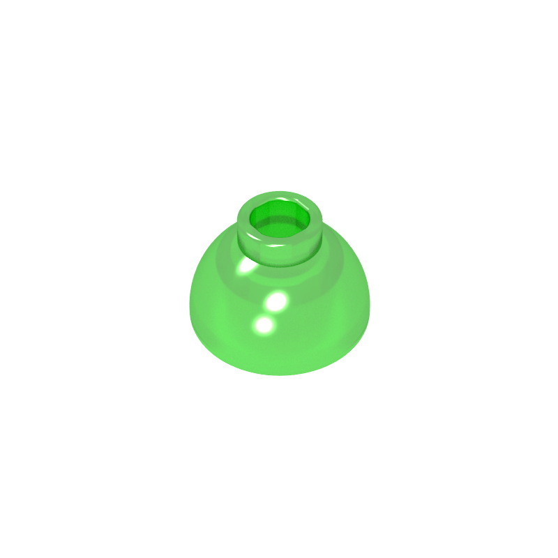 GDS-M253 - Brick Round 1.5 x 1.5 Dome Top [Plain]