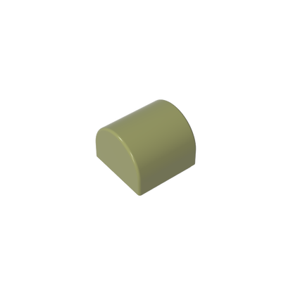 GDS-M255 - Brick Curved 1 x 1 x 2/3 Double Curved Top, No Studs