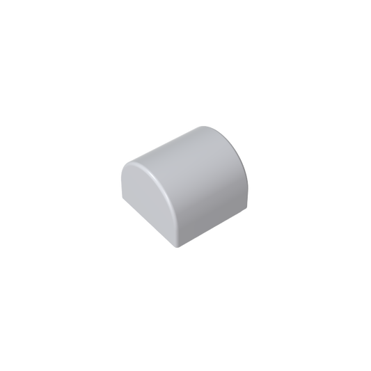 GDS-M255 - Brick Curved 1 x 1 x 2/3 Double Curved Top, No Studs