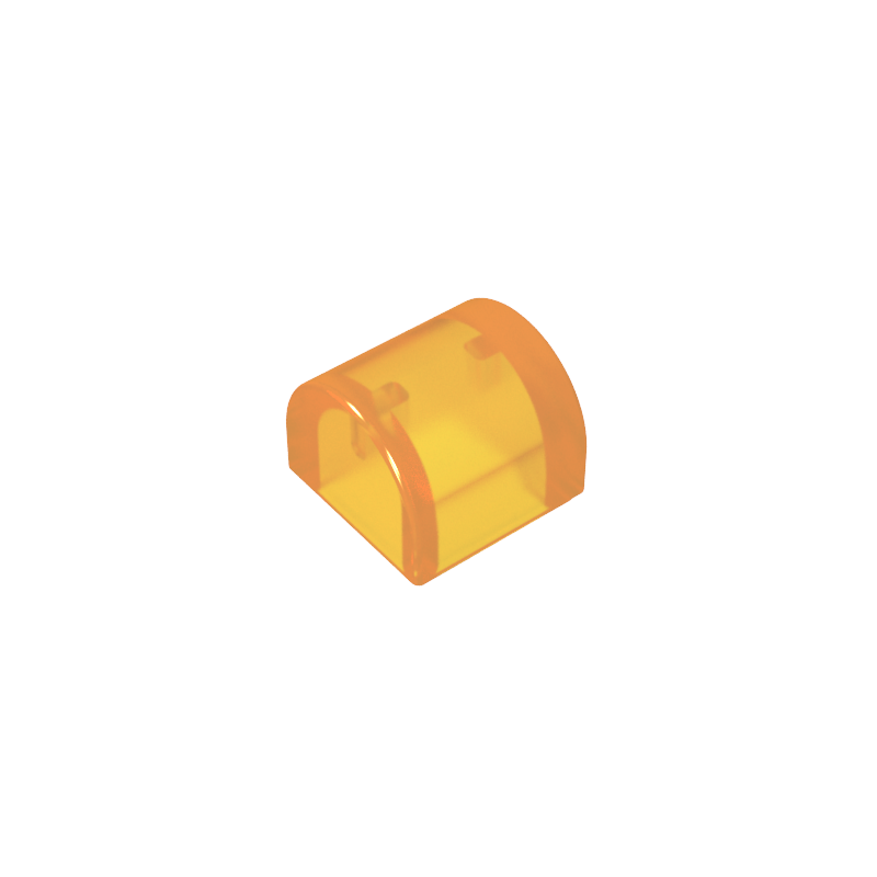 GDS-M255 - Brick Curved 1 x 1 x 2/3 Double Curved Top, No Studs