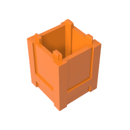 GDS-M283 - Container Box 2 x 2 x 2 - Top Opening