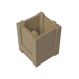 GDS-M283 - Container Box 2 x 2 x 2 - Top Opening