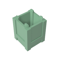 GDS-M283 - Container Box 2 x 2 x 2 - Top Opening
