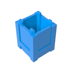 GDS-M283 - Container Box 2 x 2 x 2 - Top Opening