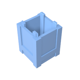 GDS-M283 - Container Box 2 x 2 x 2 - Top Opening