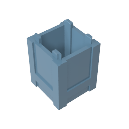GDS-M283 - Container Box 2 x 2 x 2 - Top Opening
