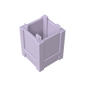 GDS-M283 - Container Box 2 x 2 x 2 - Top Opening