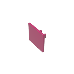 GDS-M291 - Road Sign Clip-on 2 x 2 Square [Thick Open O Clip]