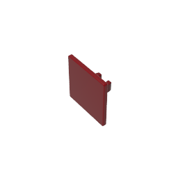 GDS-M291 - Road Sign Clip-on 2 x 2 Square [Thick Open O Clip]