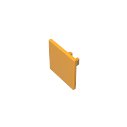 GDS-M291 - Road Sign Clip-on 2 x 2 Square [Thick Open O Clip]