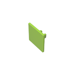 GDS-M291 - Road Sign Clip-on 2 x 2 Square [Thick Open O Clip]
