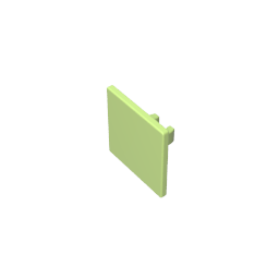 GDS-M291 - Road Sign Clip-on 2 x 2 Square [Thick Open O Clip]