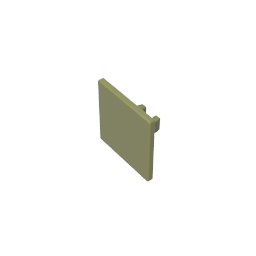 GDS-M291 - Road Sign Clip-on 2 x 2 Square [Thick Open O Clip]