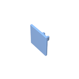 GDS-M291 - Road Sign Clip-on 2 x 2 Square [Thick Open O Clip]