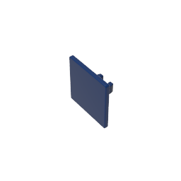 GDS-M291 - Road Sign Clip-on 2 x 2 Square [Thick Open O Clip]