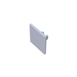 GDS-M291 - Road Sign Clip-on 2 x 2 Square [Thick Open O Clip]