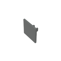 GDS-M291 - Road Sign Clip-on 2 x 2 Square [Thick Open O Clip]