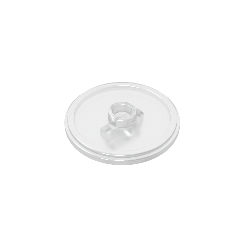 GDS-M297 - Minifig Shield Round with Stud and Raised Rim [Plain]