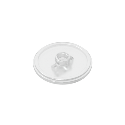 GDS-M297 - Minifig Shield Round with Stud and Raised Rim [Plain]