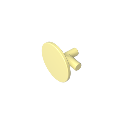 GDS-M303 - Minifig Shield Round Flat [Plain]