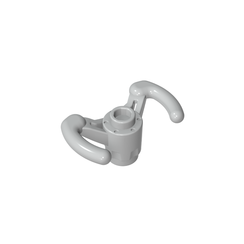 GDS-M304 - Technic Steering Wheel Pilot's Yoke [Hollow Stud, Axle Hole with + Opening]