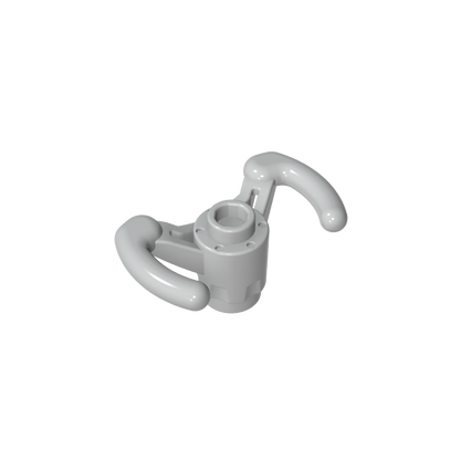 GDS-M304 - Technic Steering Wheel Pilot's Yoke [Hollow Stud, Axle Hole with + Opening]