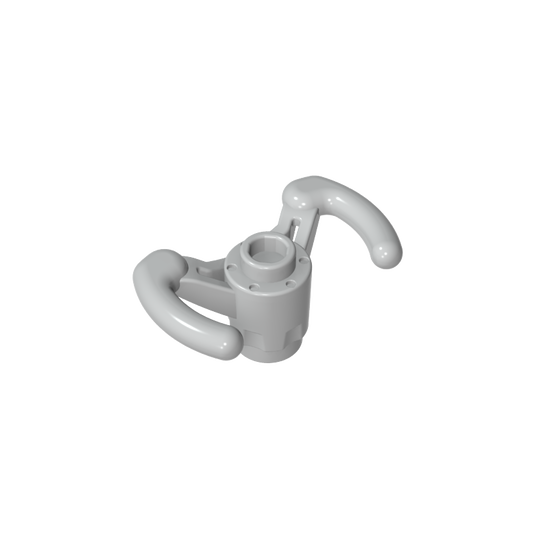 GDS-M304 - Technic Steering Wheel Pilot's Yoke [Hollow Stud, Axle Hole with + Opening]