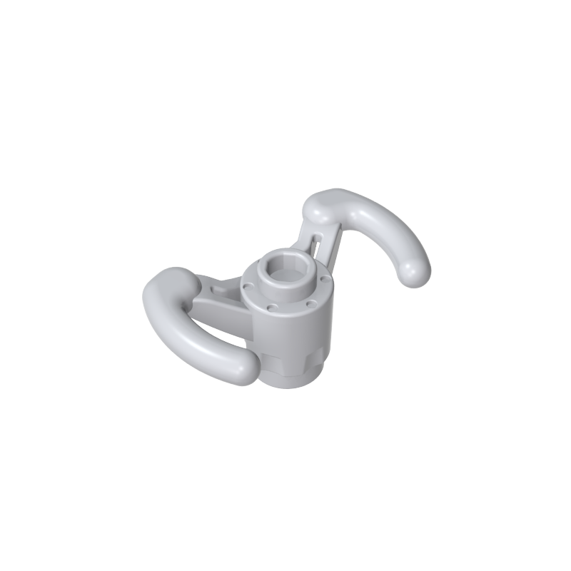 GDS-M304 - Technic Steering Wheel Pilot's Yoke [Hollow Stud, Axle Hole with + Opening]
