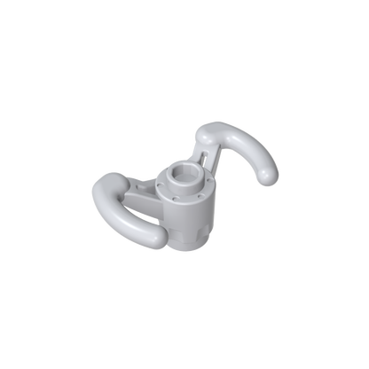 GDS-M304 - Technic Steering Wheel Pilot's Yoke [Hollow Stud, Axle Hole with + Opening]