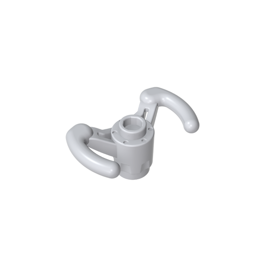 GDS-M304 - Technic Steering Wheel Pilot's Yoke [Hollow Stud, Axle Hole with + Opening]