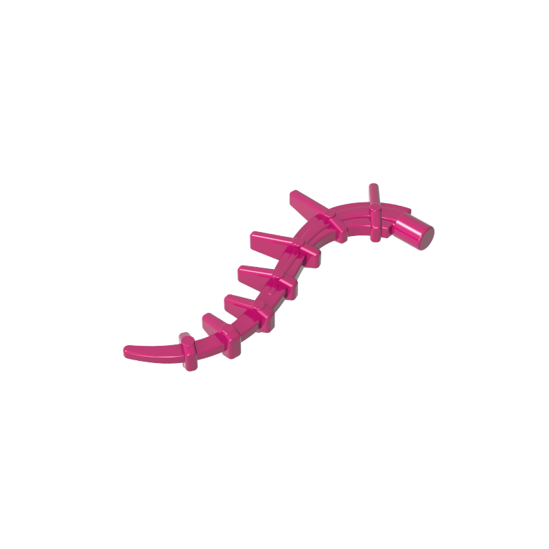 GDS-M431 - Plant / Creature Body Part, Vine / Tail / Tentacle / Bionicle Spine, Spiky