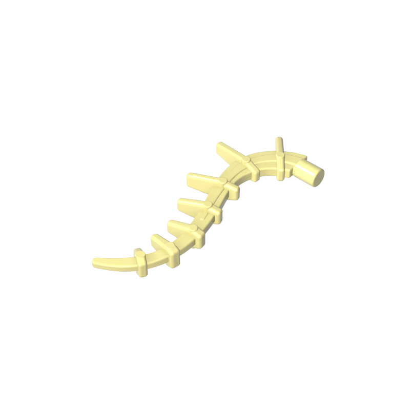 GDS-M431 - Plant / Creature Body Part, Vine / Tail / Tentacle / Bionicle Spine, Spiky