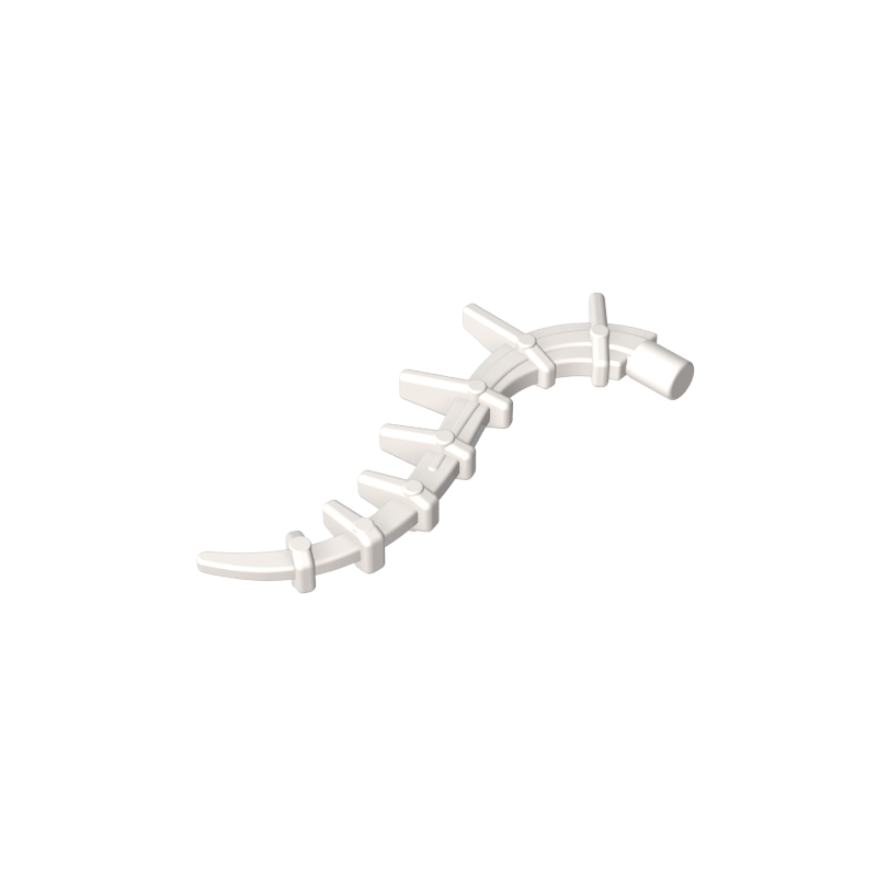 GDS-M431 - Plant / Creature Body Part, Vine / Tail / Tentacle / Bionicle Spine, Spiky
