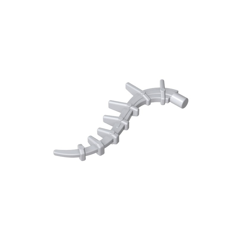 GDS-M431 - Plant / Creature Body Part, Vine / Tail / Tentacle / Bionicle Spine, Spiky