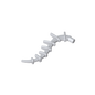 GDS-M431 - Plant / Creature Body Part, Vine / Tail / Tentacle / Bionicle Spine, Spiky